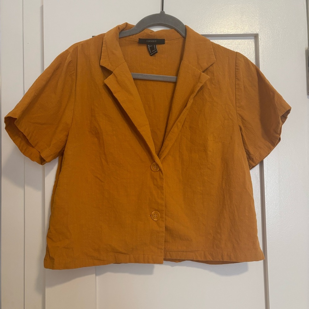 Forever 21 Women's Amber Button-Down Shirt